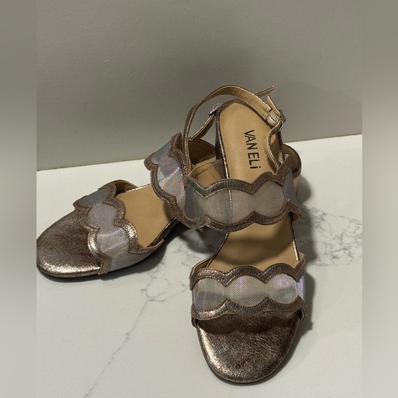 Vaneli - Hesper Scalloped Sling Back Sandals - Picture 6 of 10